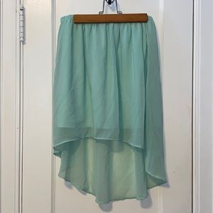 👻Mint Blue Skirt
